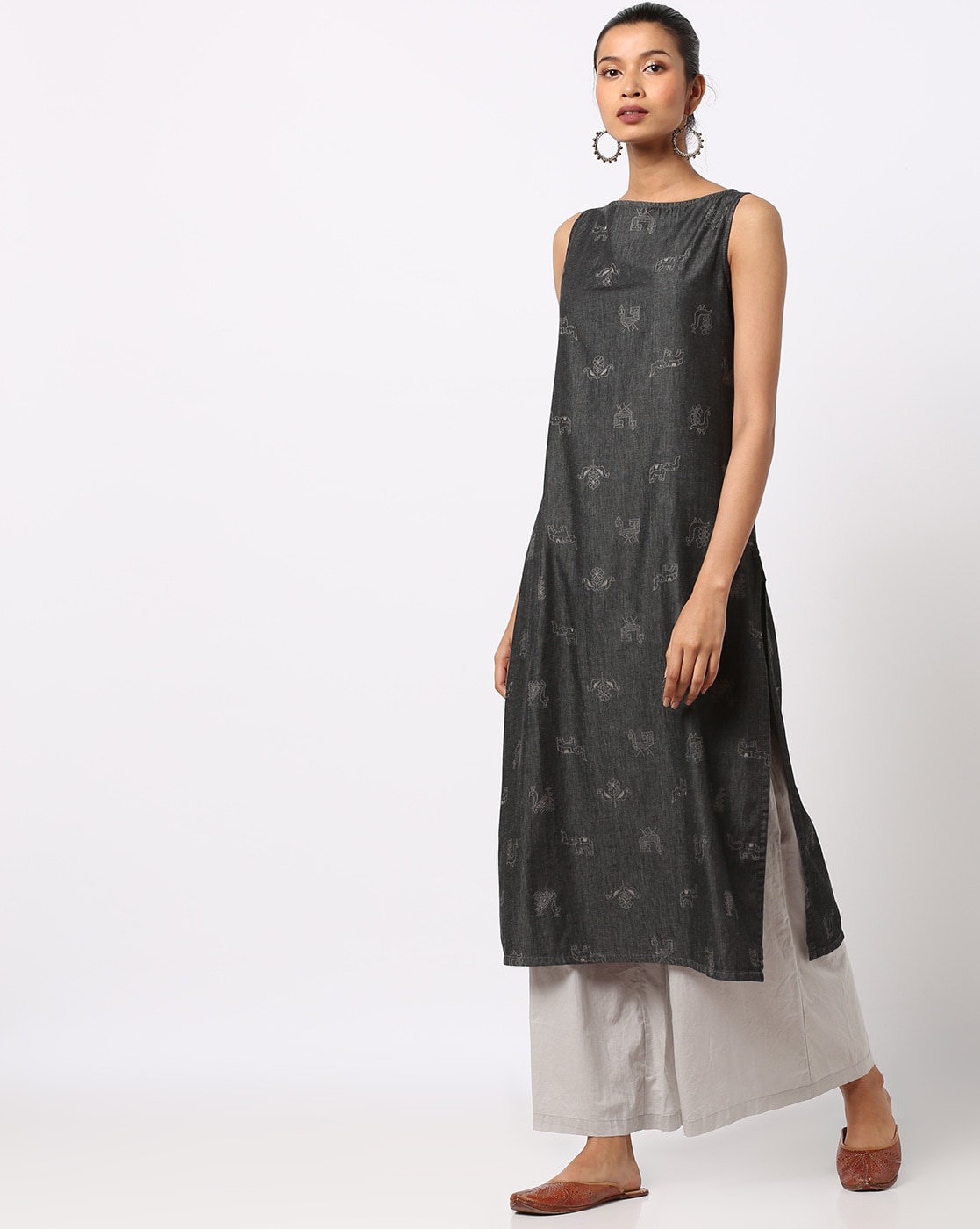 ajio party wear kurtis