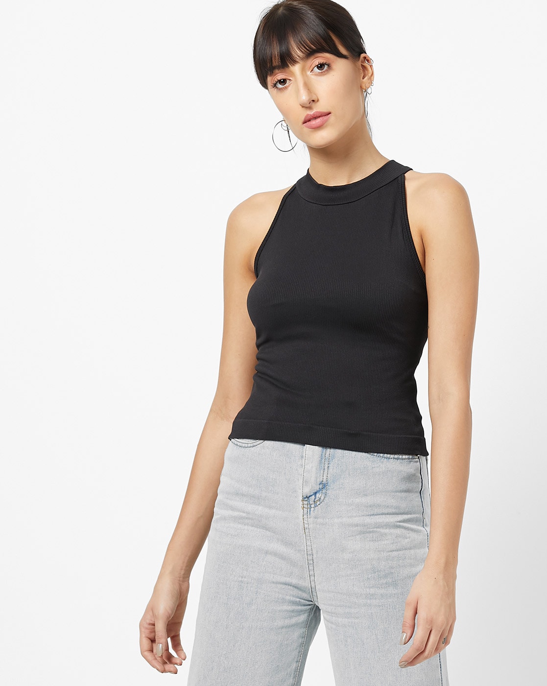 Buy Black Tops for Women by ONLY Online |