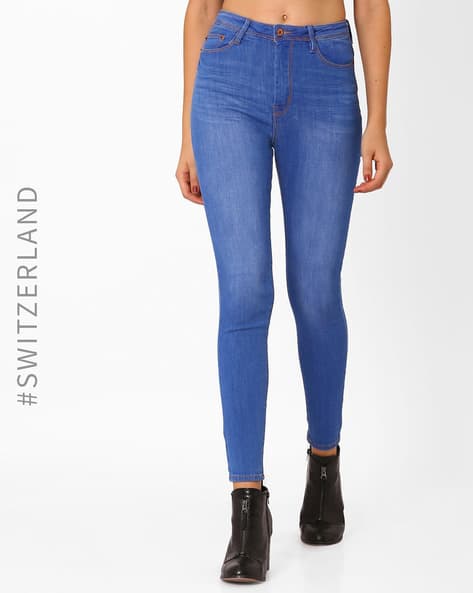 High-Rise Skinny Jeans