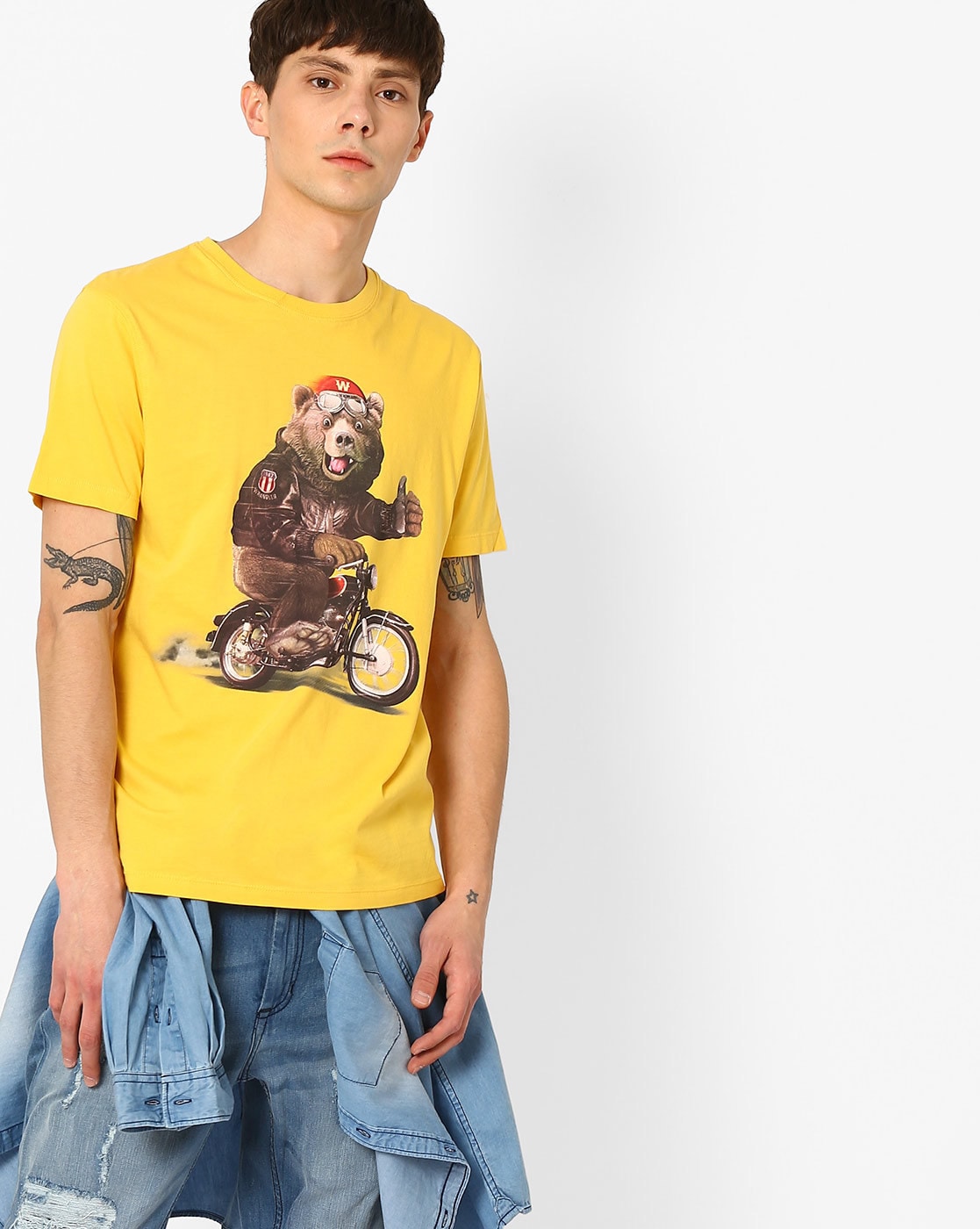 cool yellow t shirt