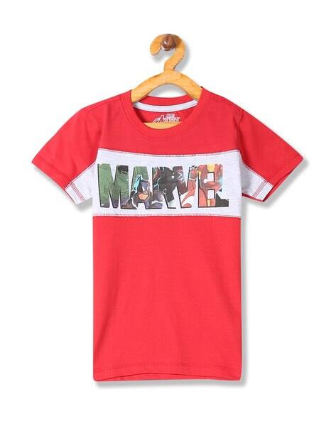 red marvel t shirt