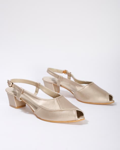 Embellished Slingback with Chunky Heels (Image - 2)