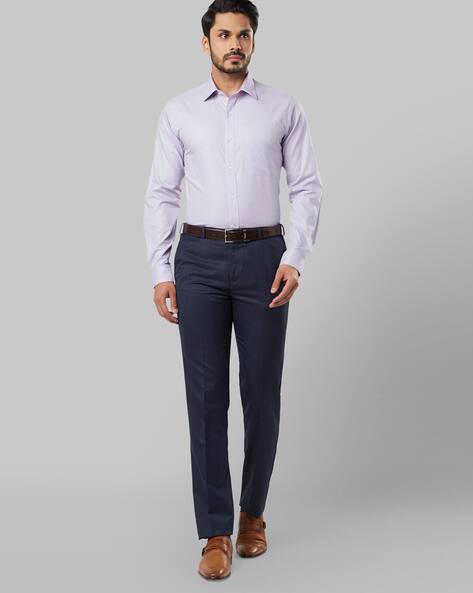 Buy Lavender Shirts for Men by RAYMOND 