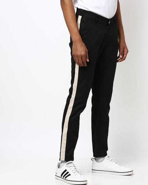 Source trousers for men high quality jogging wear mens trouser side stripe  drawstring closure sports wear wholesale OEM Service on malibabacom