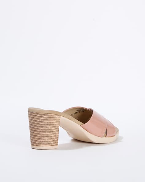 Criss-Cross Sandals with Block Heels (Image - 3)