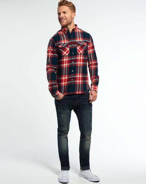 superdry slim fit shirt