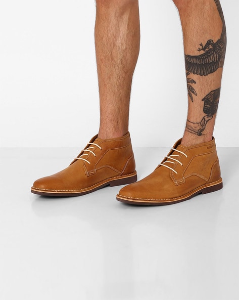 Tan casual clearance boots