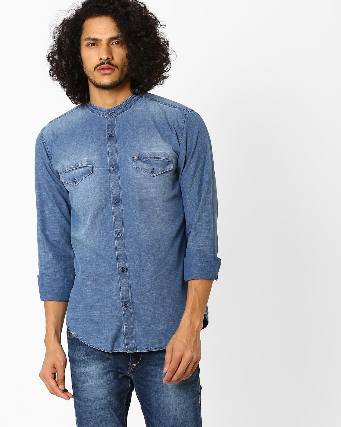 Basics deals denim shirts