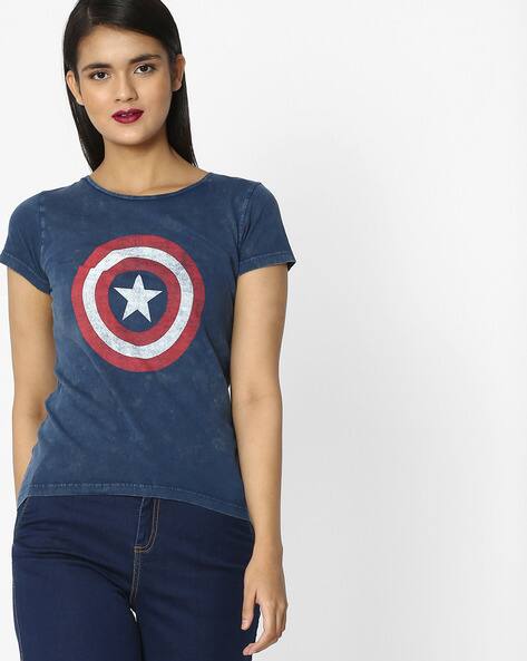 Buy BLUE Tshirts for Women by Free 