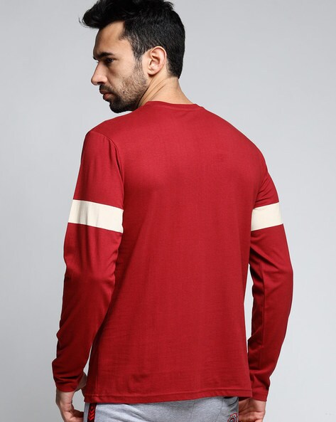 Buy Maroon Tshirts for Men by DILLINGER Online