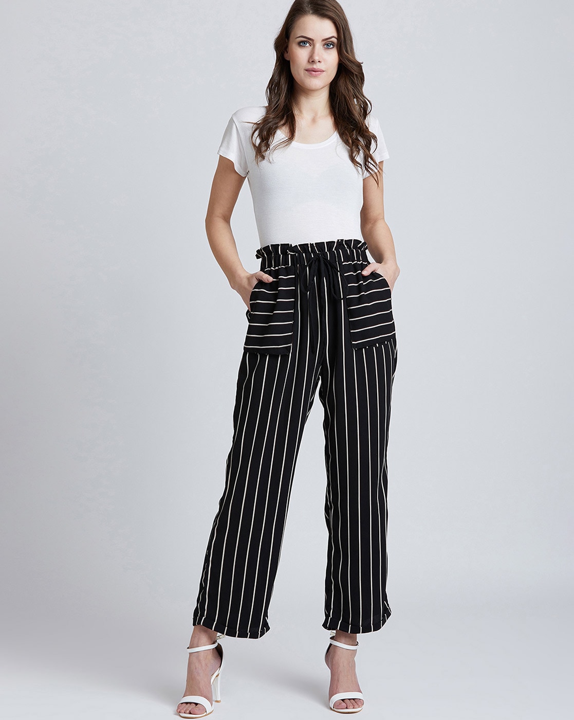 Womens Pinstripe Tailored Blazer And Trouser CoOrd Suit  Boohoo UK