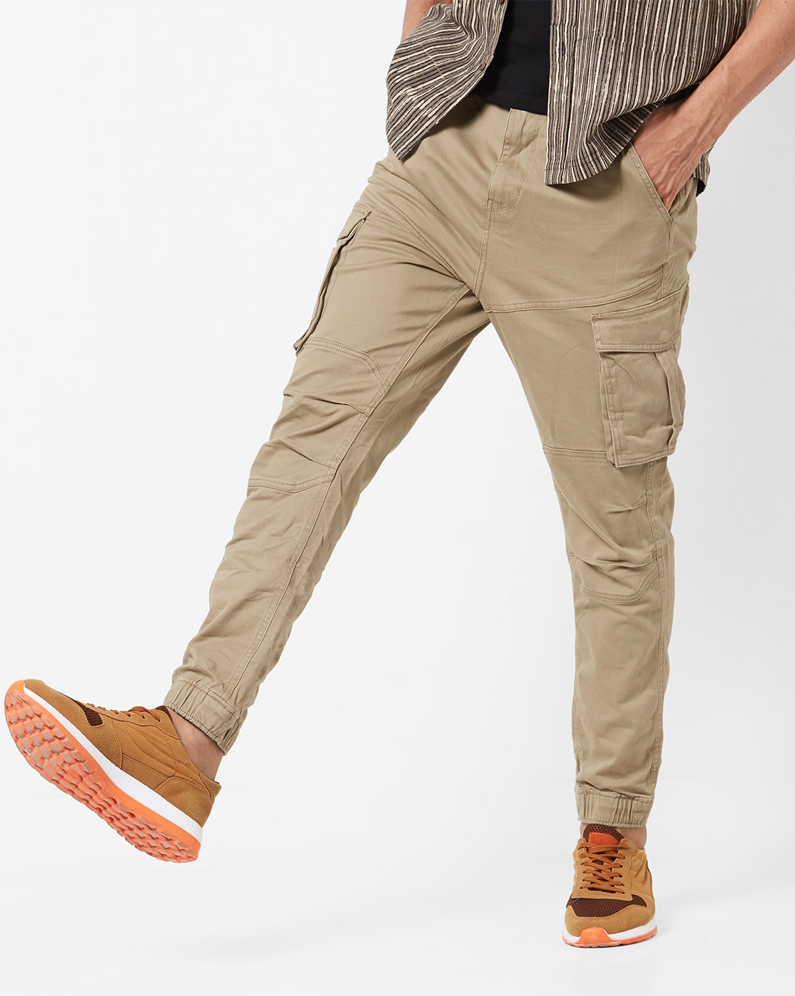 Buy Cotton Slim Fit Cargo Pants Online at Best Prices in India - JioMart.