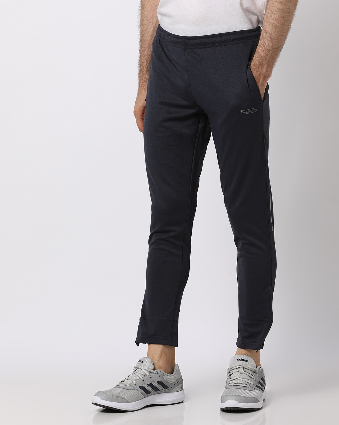 track pants with zipper