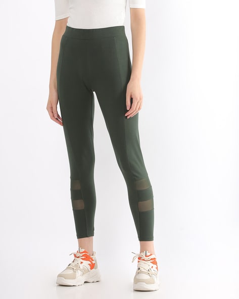 Leggings with Elasticated Waistline