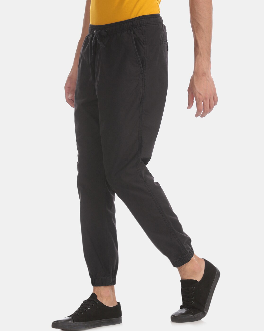 twill joggers with gapflex