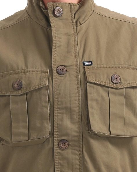 Buy WOODS Solid Jacket Olive online