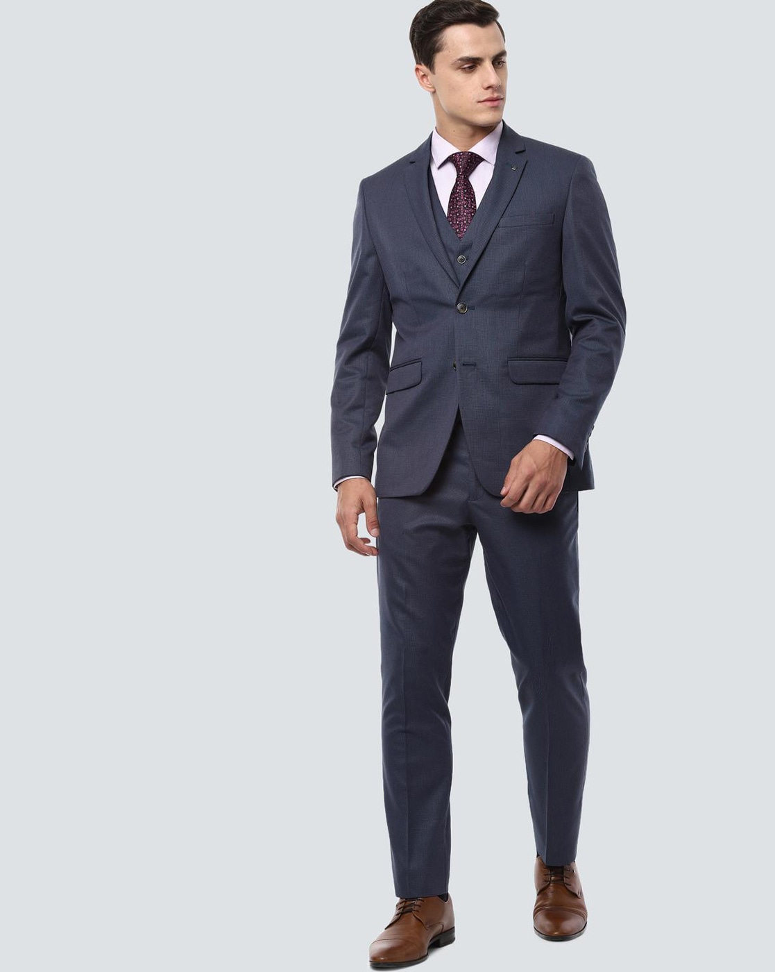 Buy Navy Blue 3P-Suit Sets for Men by LOUIS PHILIPPE Online