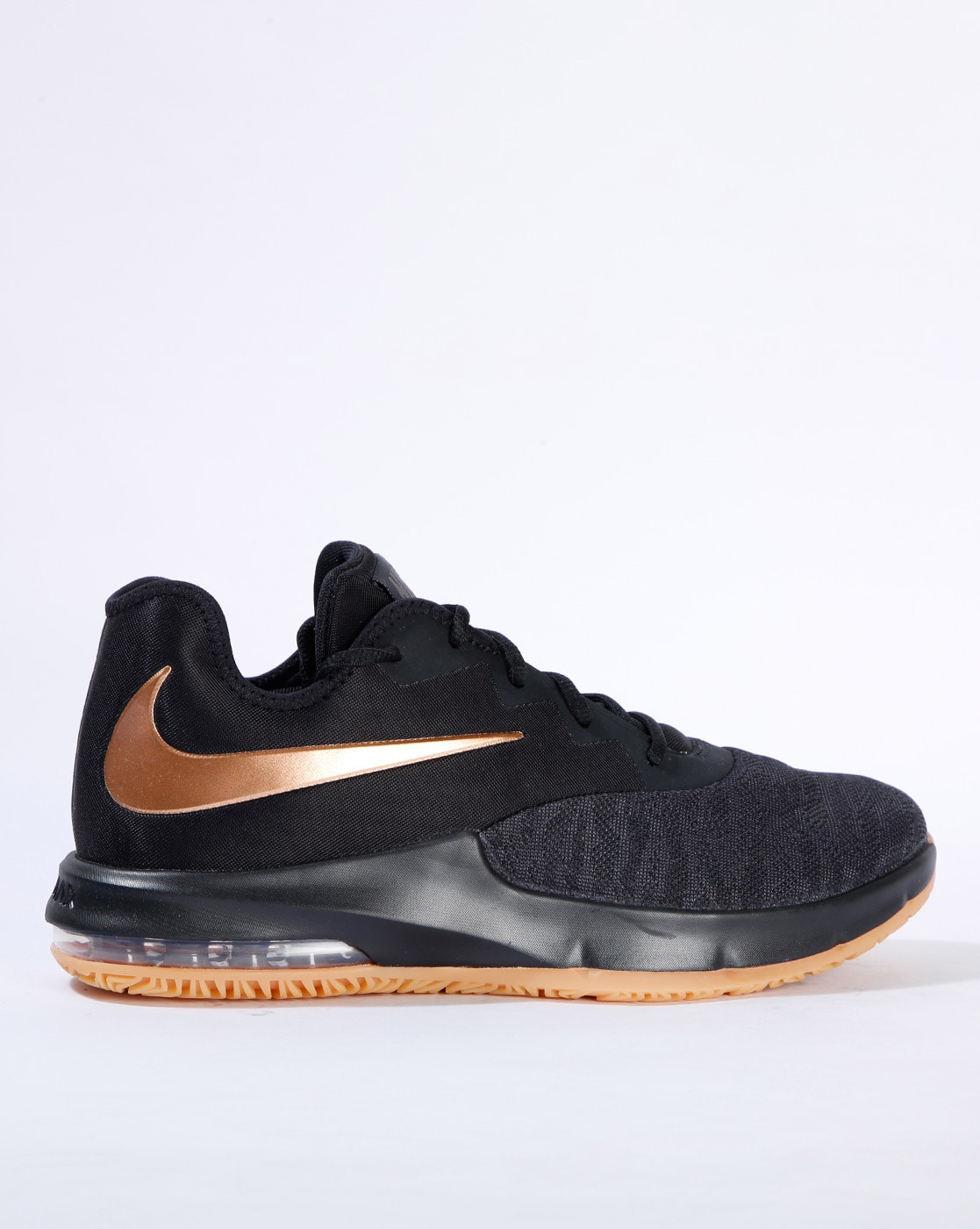 koolhydraat Ban Verwant Buy Black & Gold Sports Shoes for Men by NIKE Online | Ajio.com