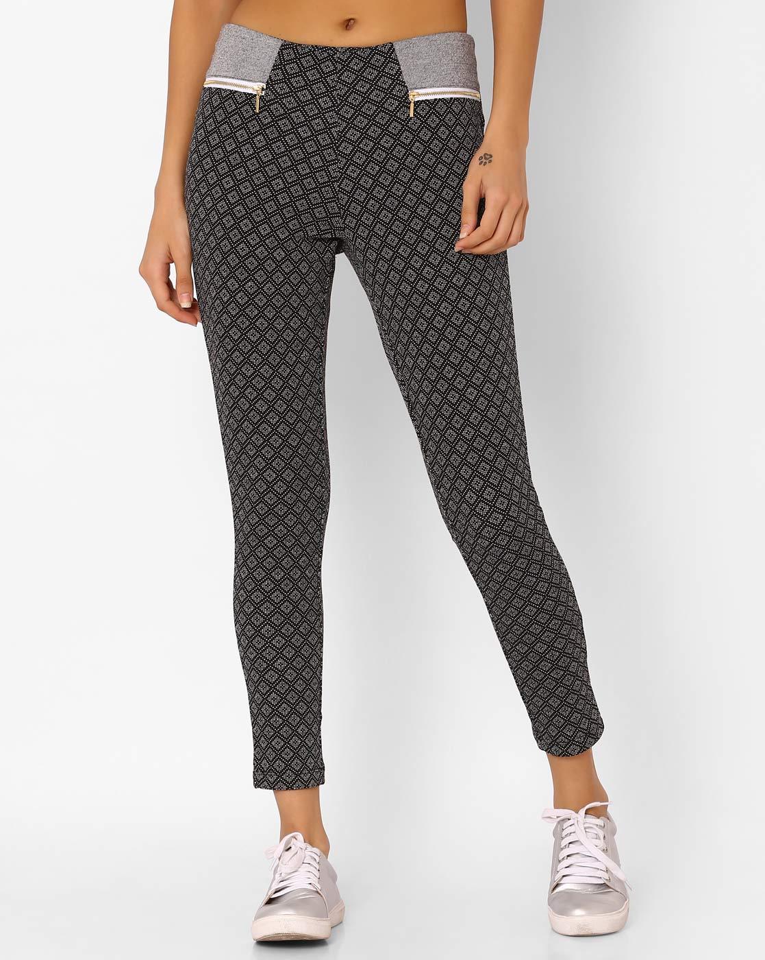 Buy Grey Trousers & Pants for Women by Fig Online