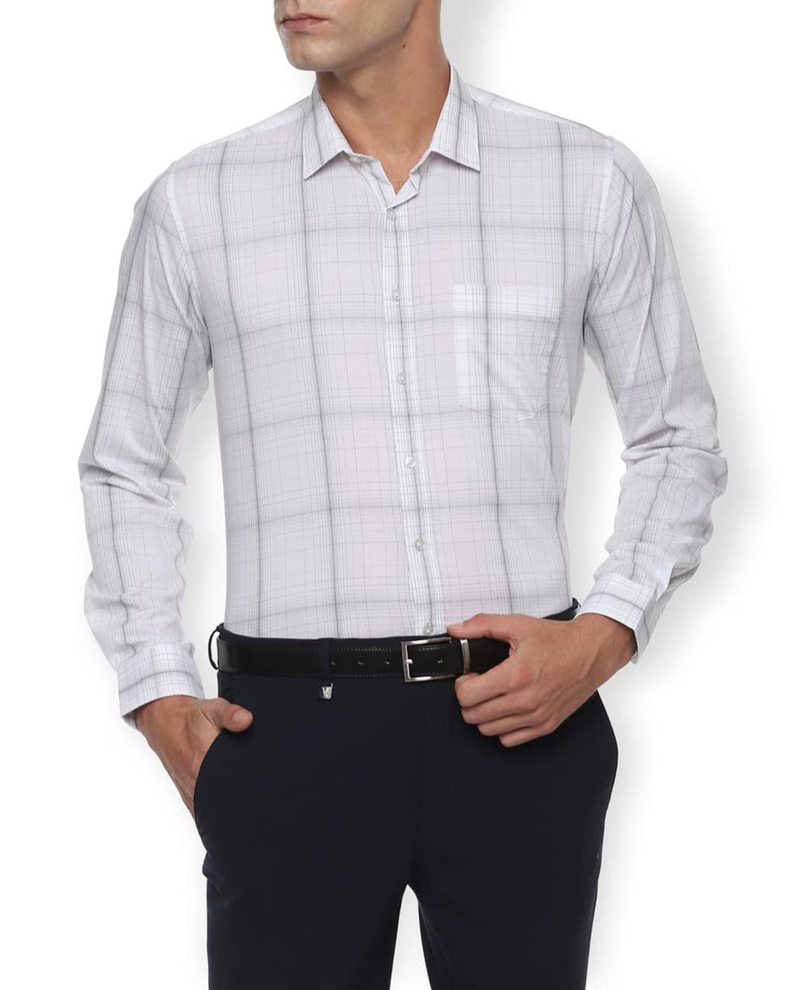 van heusen slim fit white shirt