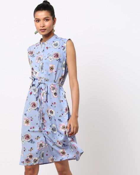 Buy Pastel Blue Dresses for Women by Oxolloxo Online