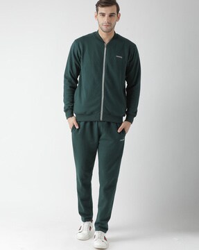 green adidas tracksuit men