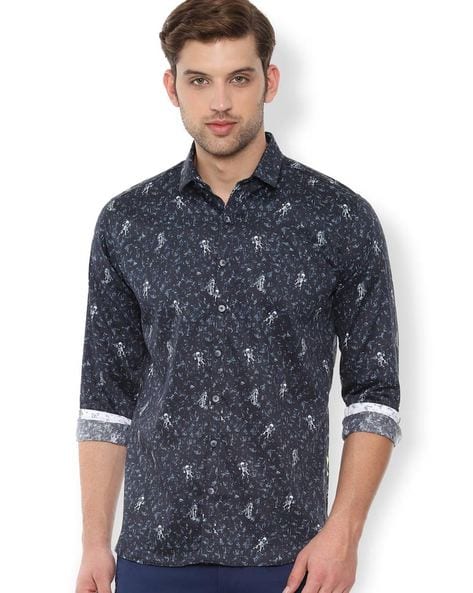 Buy Navy Blue Shirts for Men by VAN HEUSEN Online