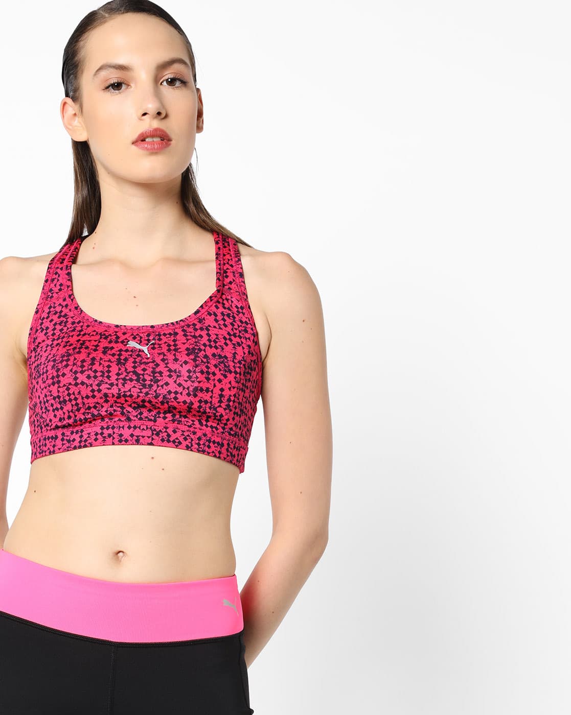 printed sports bra