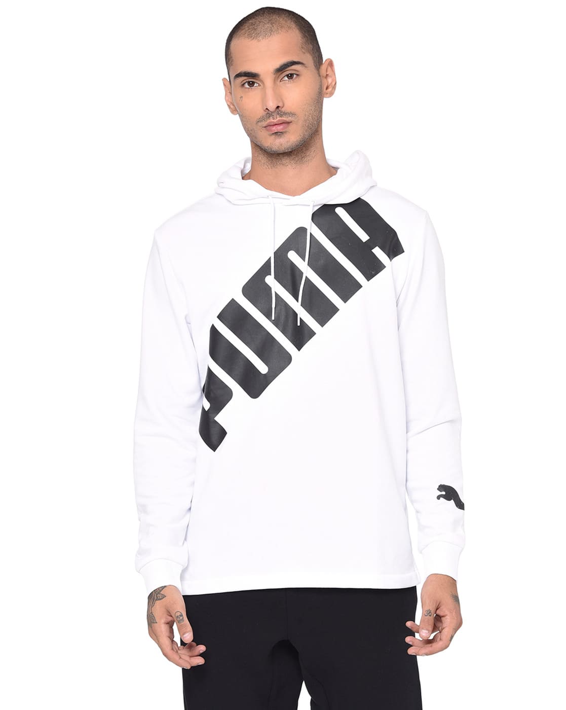 white puma sweatshirt