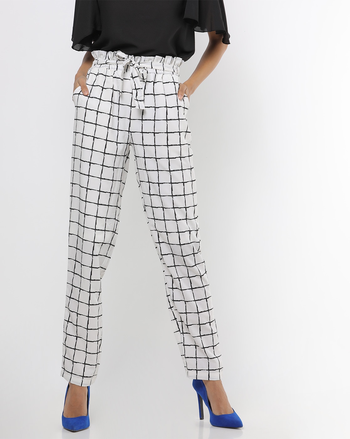Details more than 78 checked trousers womens outfit latest - in.cdgdbentre