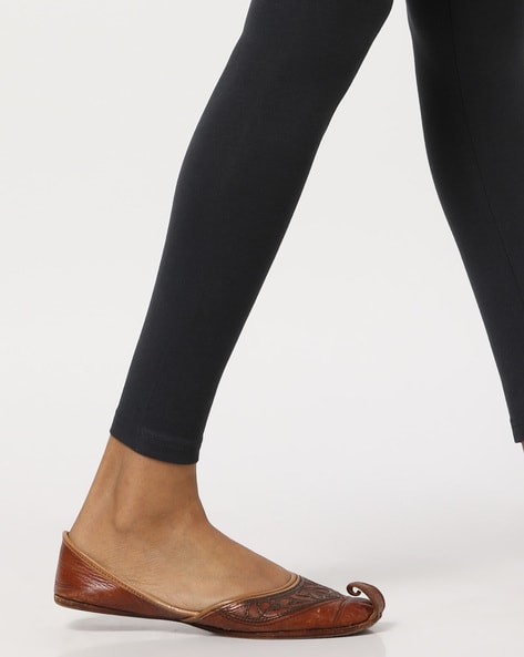 Buy Grey Leggings for Women by DE MOZA Online
