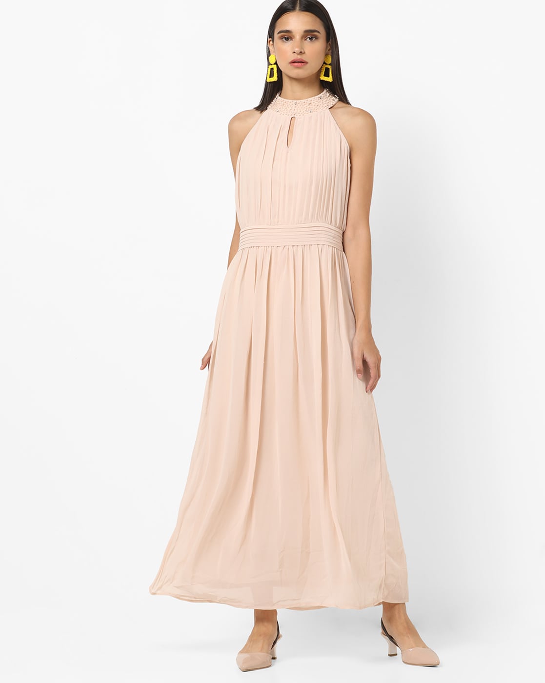 Buy Peach Dresses for Women by PROJECT 