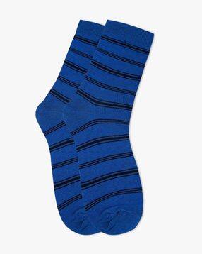 network Striped Mid-Calf Socks-picture-24