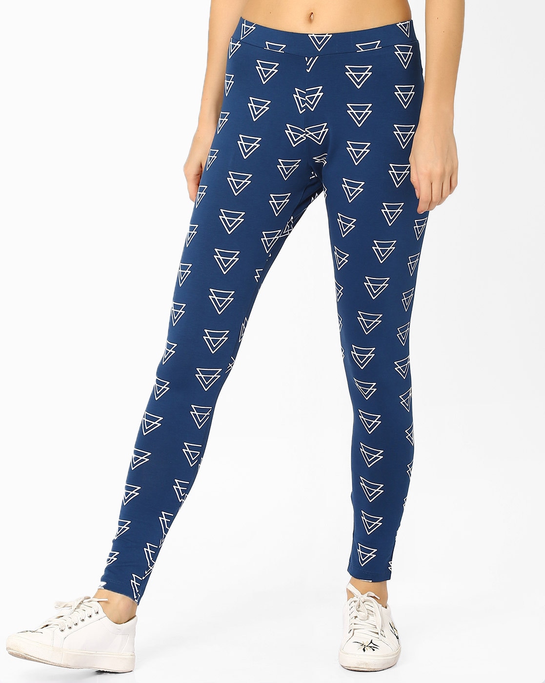 Blue 2024 printed leggings