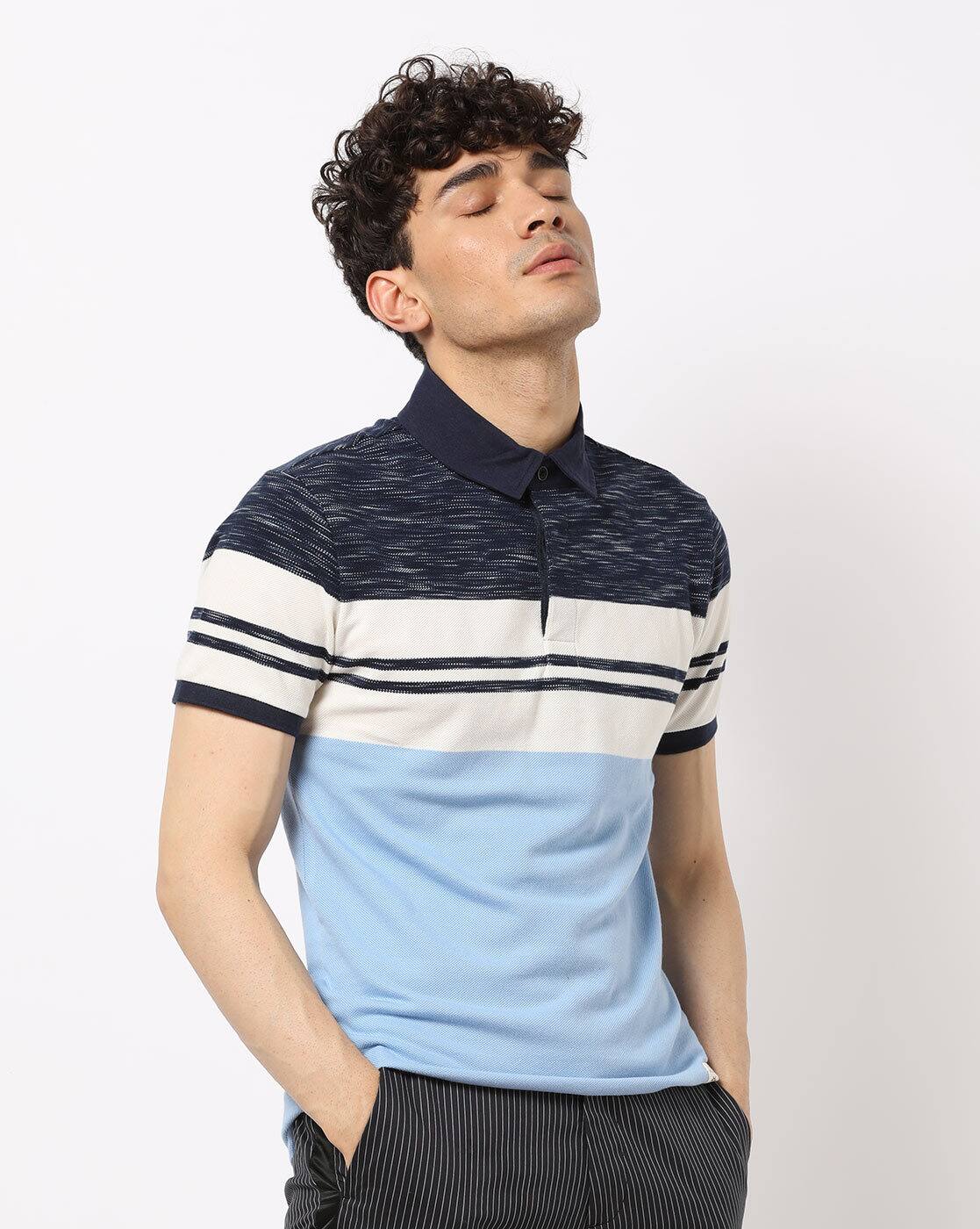 benetton muscle fit polo