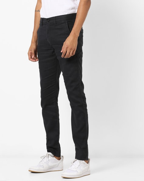 Buy Black Trousers \u0026 Pants for Men by 