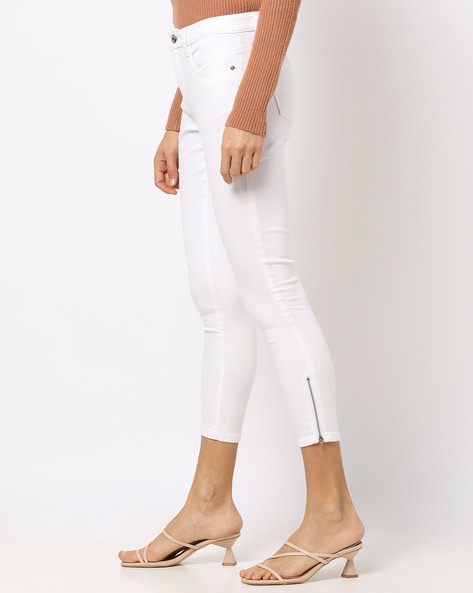 Buy White Jeans & Jeggings for Women by DNMX Online