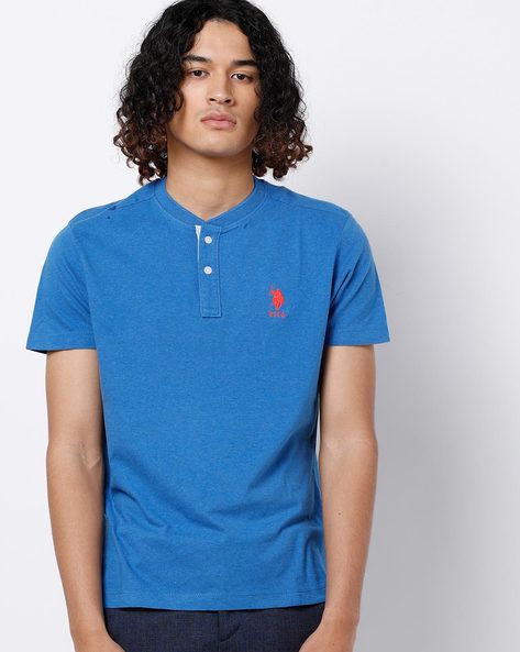 us polo henley t shirt