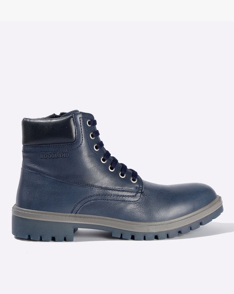 Buy Blue Boots for Men by WOODLAND 