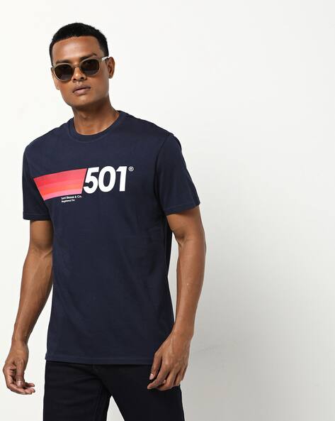 levi's navy blue t shirt