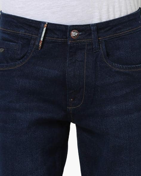 Slim Fit Washed Jeans (Image - 3)