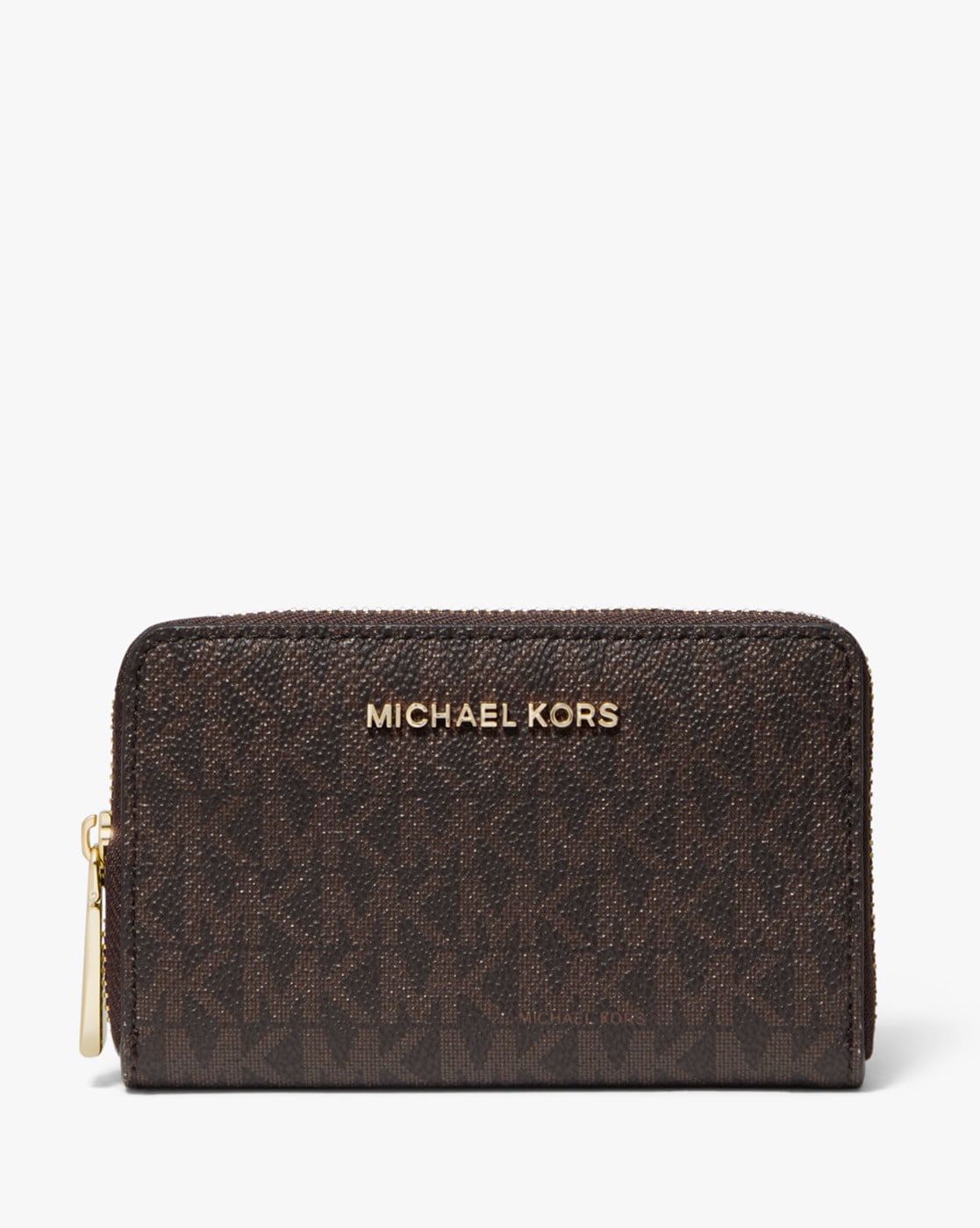 Buy Michael Kors Jet Set Coin Wallet with Branding | Brown Color Women |  AJIO LUXE
