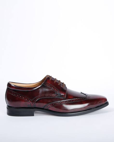 cherry red formal shoes