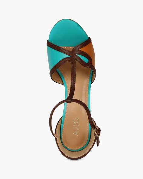 Turquoise strappy heels new arrivals