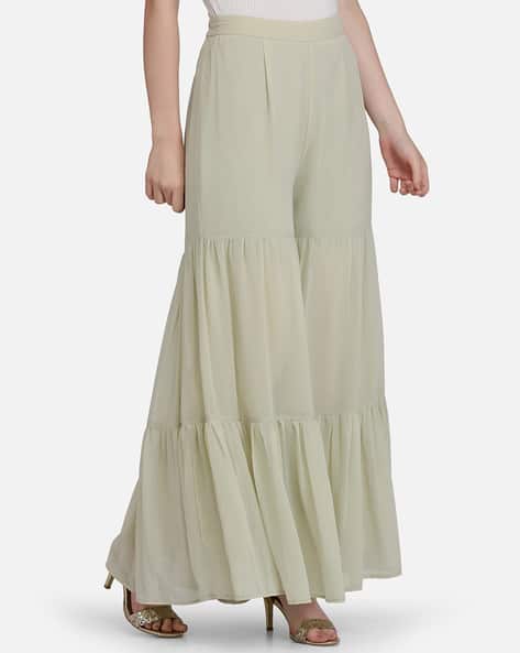 Pista green palazzo pants Clearance