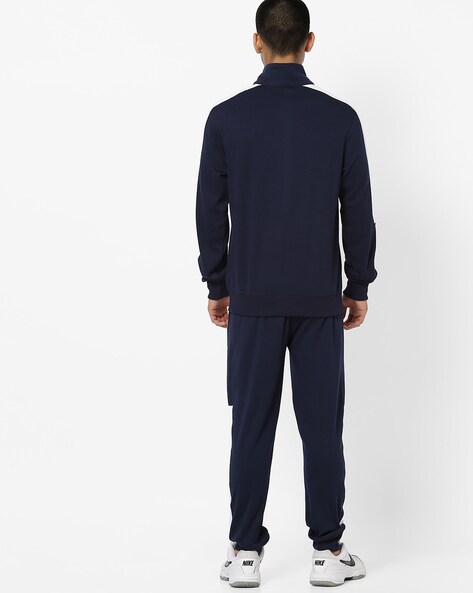 Tracksuit with Contrast Striped Panels