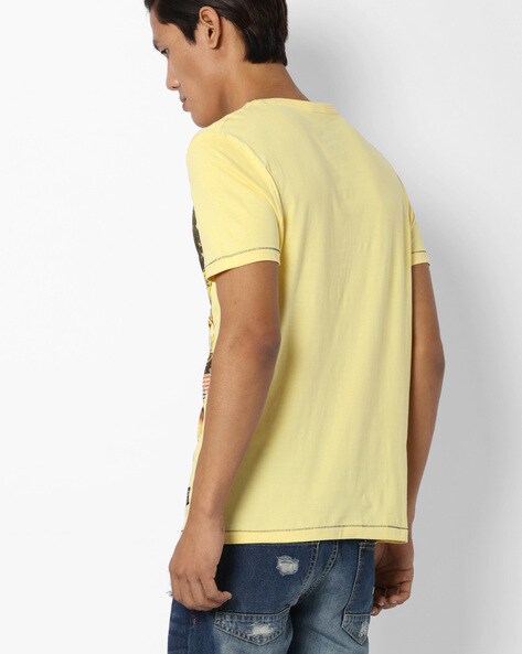 Buy Yellow Tshirts for Men by DNMX Online