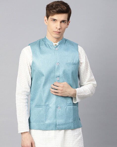 sky blue jacket men
