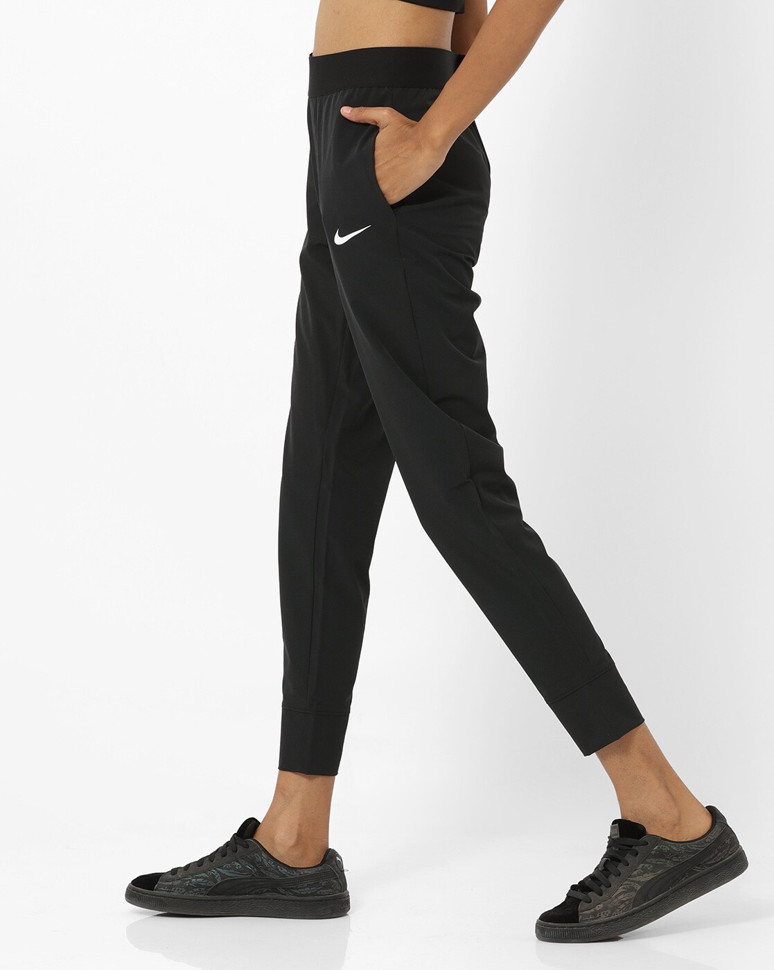 nike cropped track pants