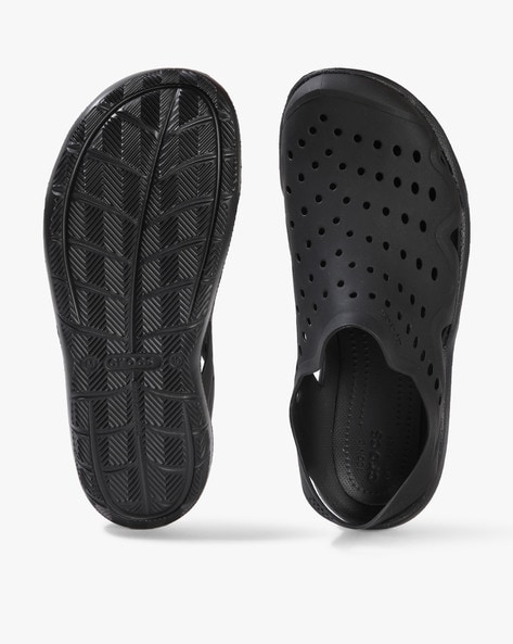 Crocs swiftwater discount black casual sandals